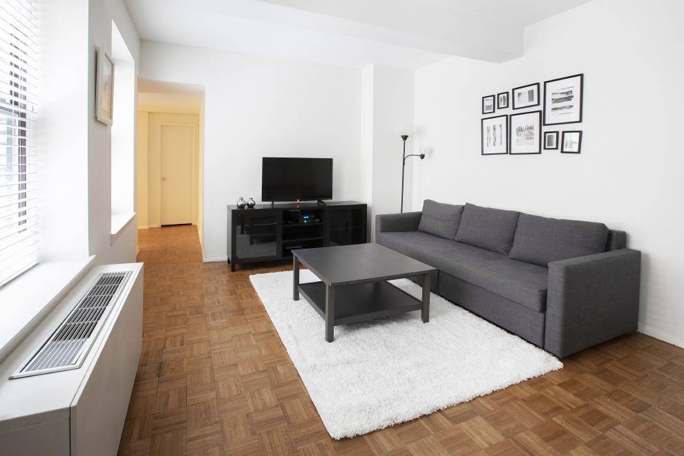 Large and quiet apartment just one block from Rockefeller Center and the Theater District.