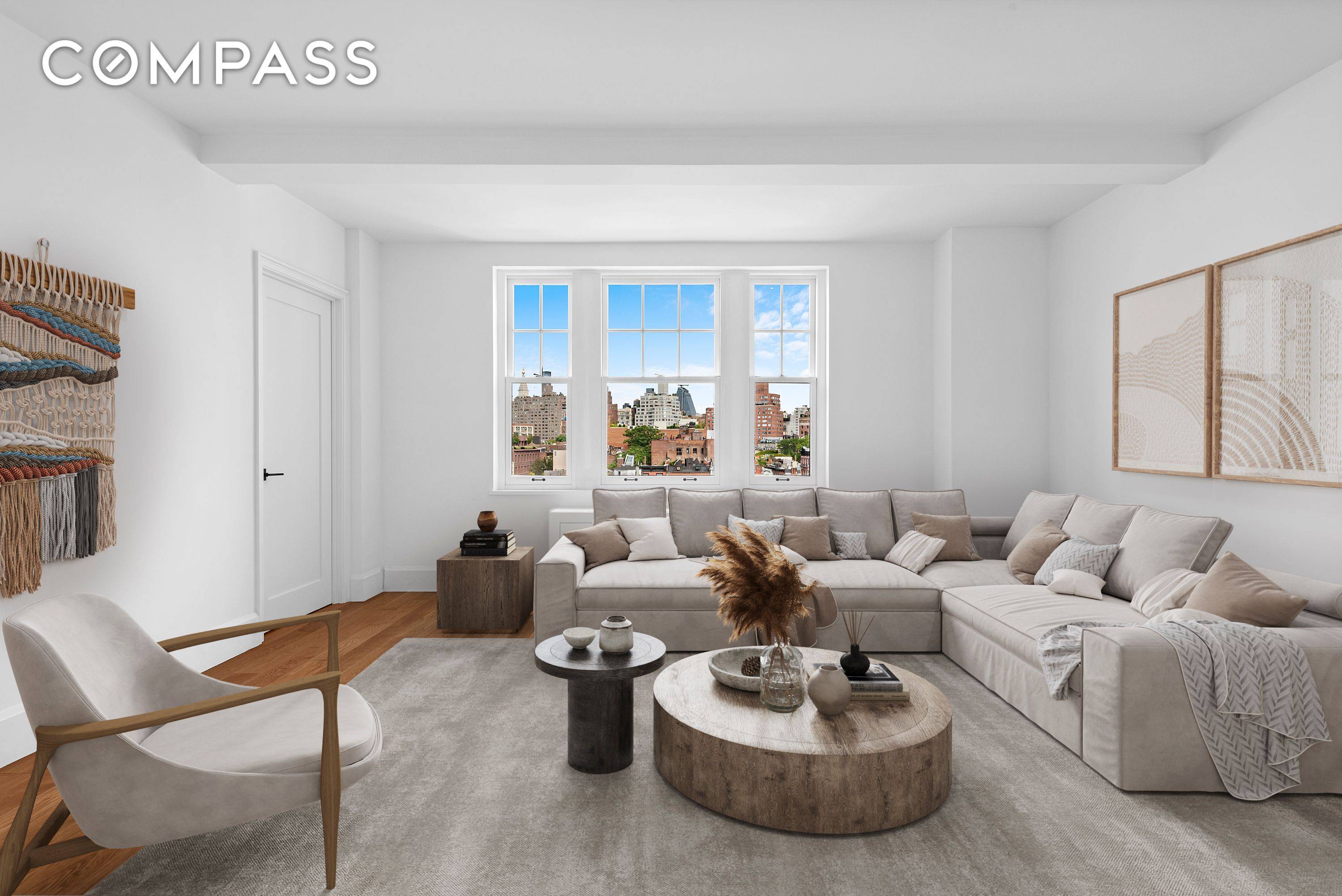 Be the first to live in this newly renovated high floor J line residence in the most sought after prewar condo building in the heart of the West Village !