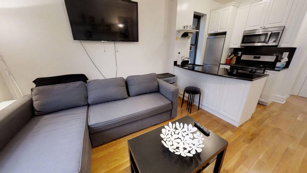This is a fully furnished studio located on Riverside Drive, between 143rd and 144th Street.