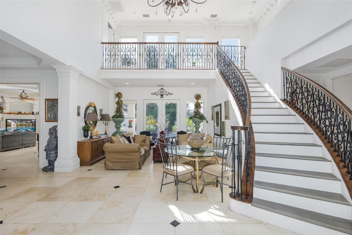 Sprawling Staircase in Formal Areas