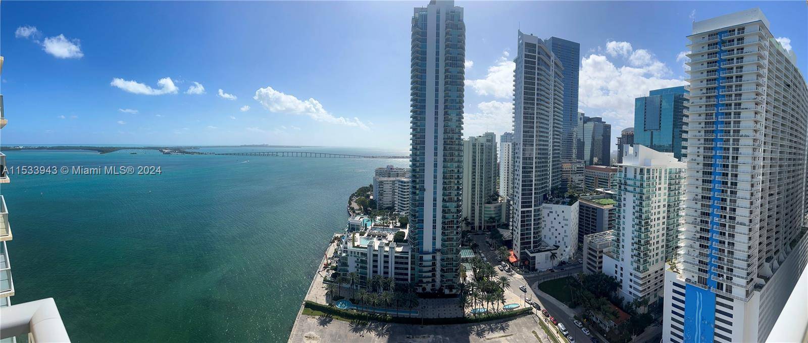 The updated unit is in the Mark on Brickell Bay.