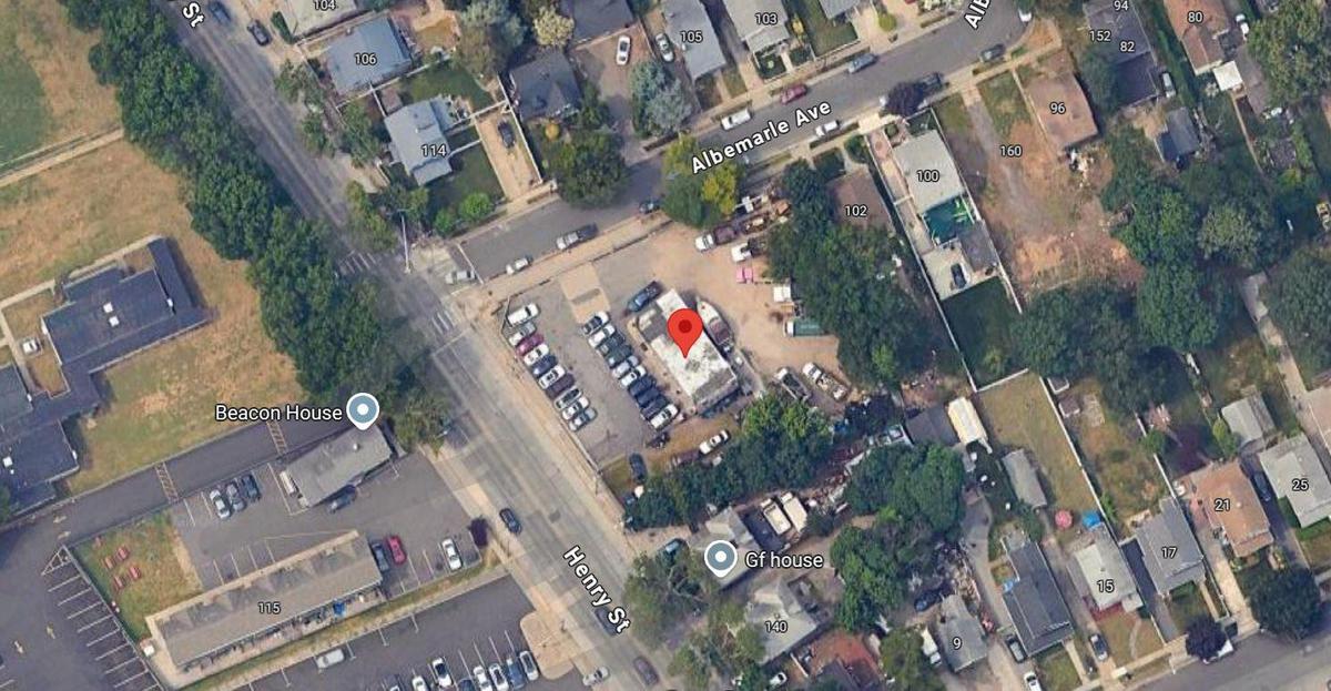 Aerial view of property and surrounding area