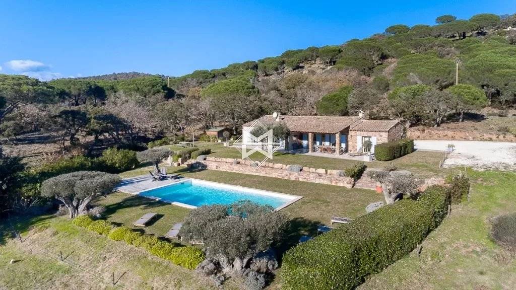 Provencal villa nestled in greenery