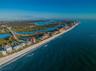 The sugary sands of the beach at Indian Shores
