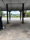 Carport with lift.