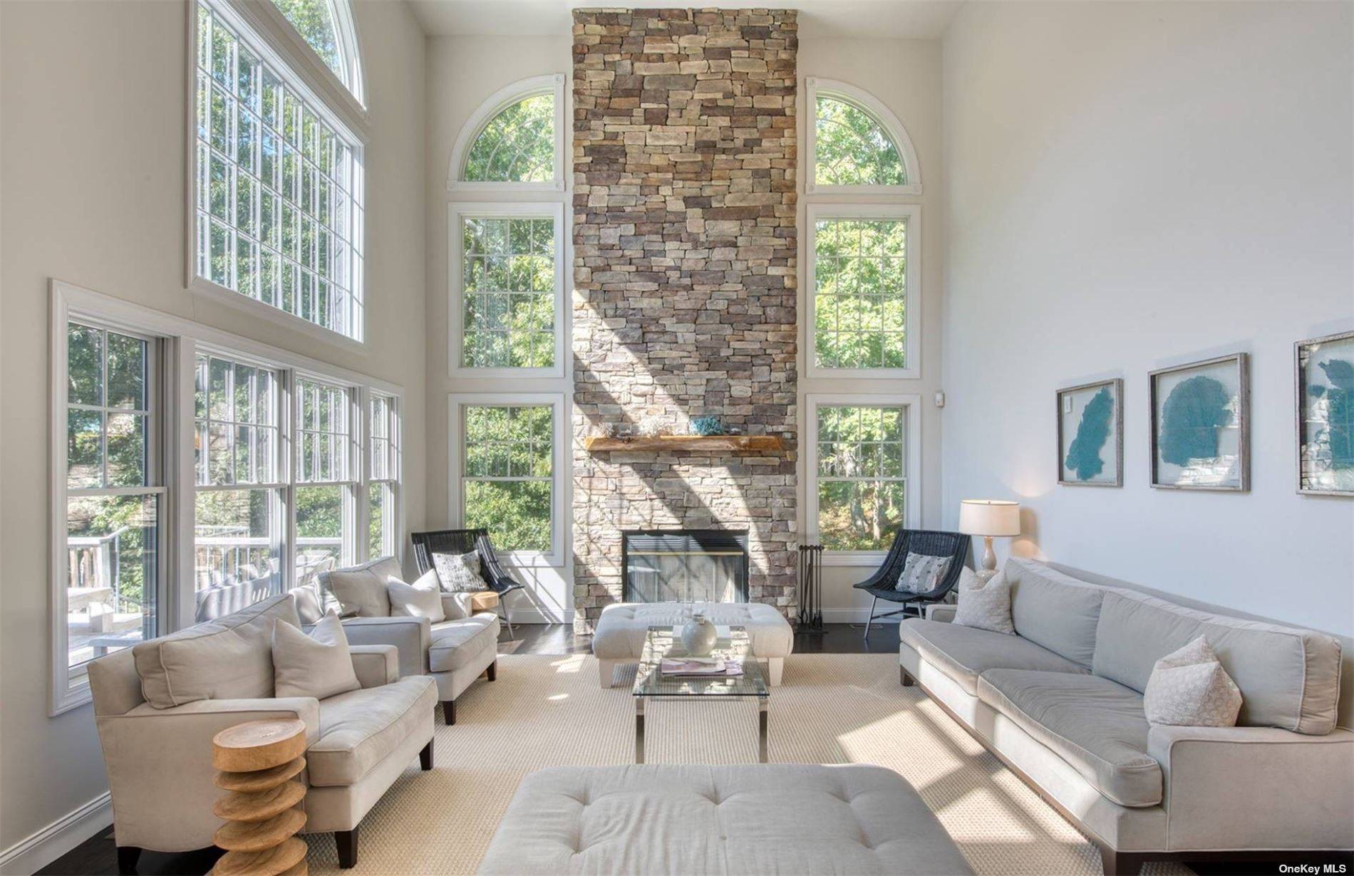 Secluded and amenity filled, this Southampton property features an expansive 6000 sf of immaculate interior living space across 3 stories and multiple indoor and outdoor entertaining areas.