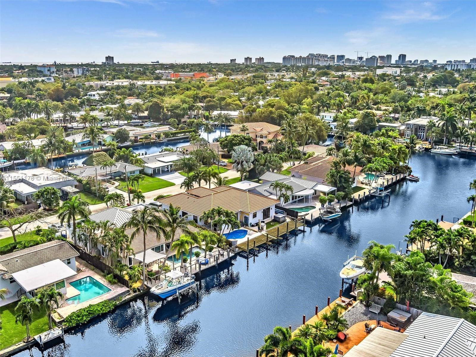 Discover a renovated oasis in Wilton Manors, nestled on a cul de sac with 70 ft of water frontage.