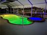Salt pool with Jacuzzi fully inclosed with screen