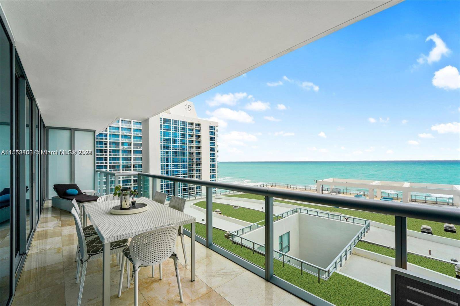 Direct Ocean 2 2. One of LARGEST TERRACES in the building, space for large dining table more for outdoor al fresco dining !