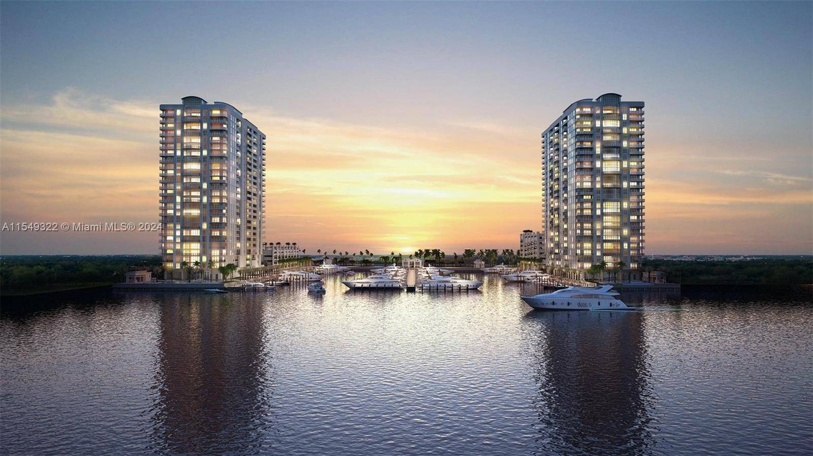 Large 2 Bedroom 2. 5 bath glass enclosed DEN residence at the remarkable MARINA PALMS RESIDENCE AND MARINA in N Miami.