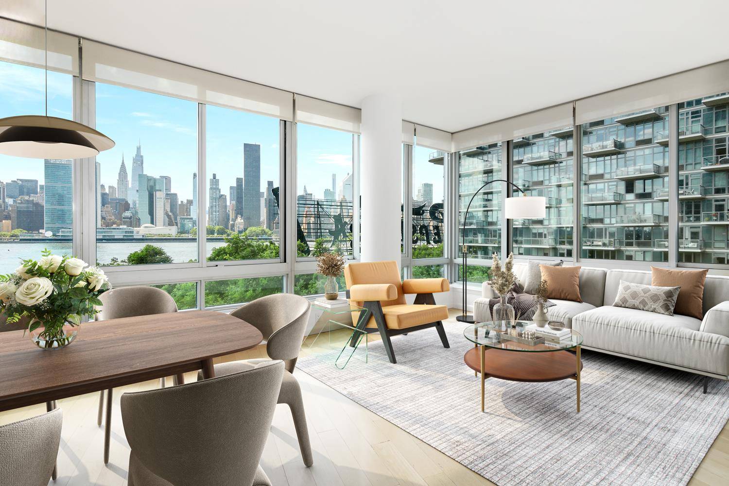 With floor to ceiling windows, you have amazing direct city views including the Empire State Building and Chrysler Building in this gorgeous 2 bed and 2 bath at the luxurious ...