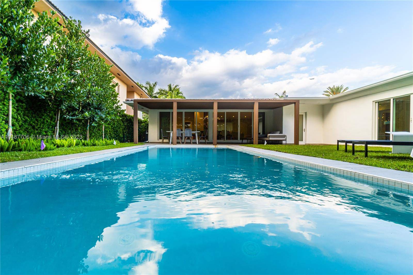 Located in the sought after Venetian Islands of Miami Beach, this stunning single family home has undergone a beautiful renovation and now features modern updates along with a private pool.