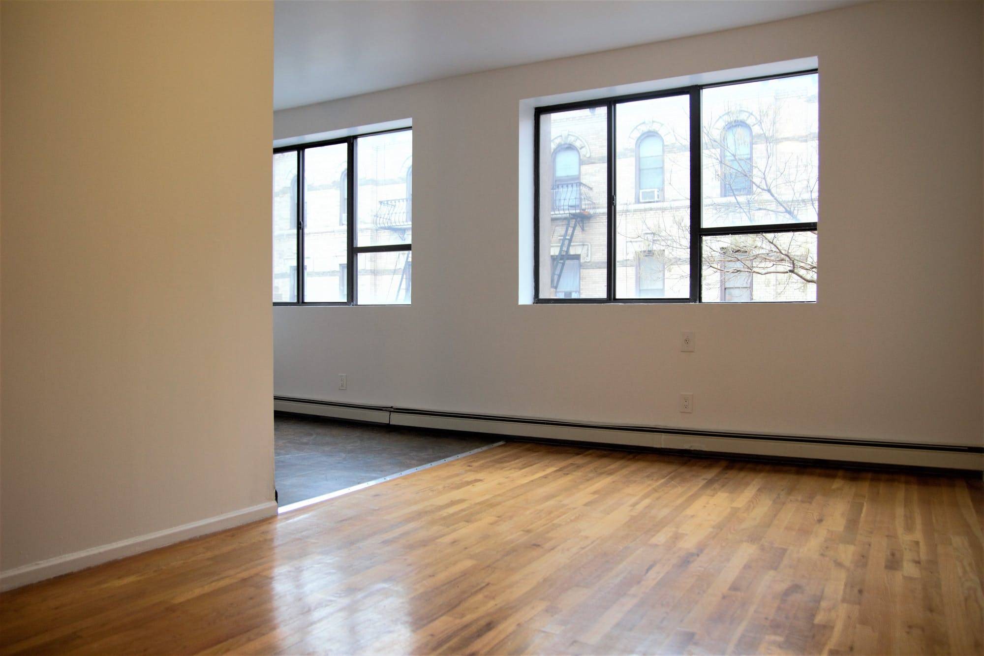 Here is a 3 bedroom 1. 5 Bathroom on the border of Bed Stuy and Clinton Hill.