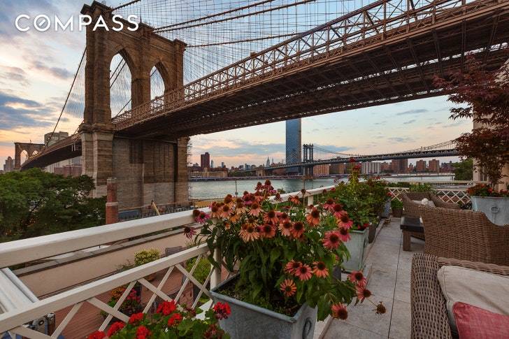 Step into magnificence at the quintessential DUMBO dream home, idyllically located at historic 4 Water Street, a 12 unit condo building by the Brooklyn waterfront !