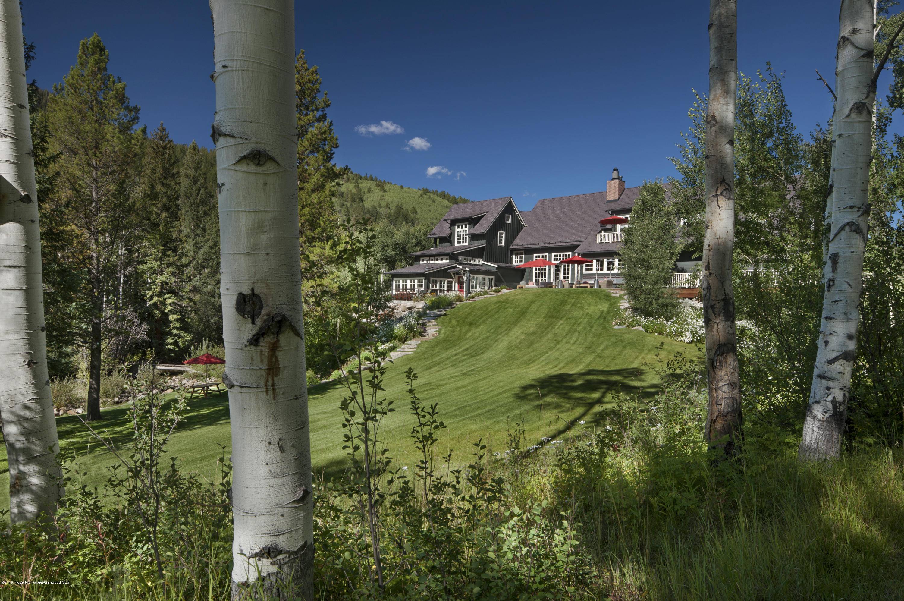 Located in serene seclusion yet only minutes away from downtown Aspen, this one hundred and sixty acre ranch is now available to rent for the first time.