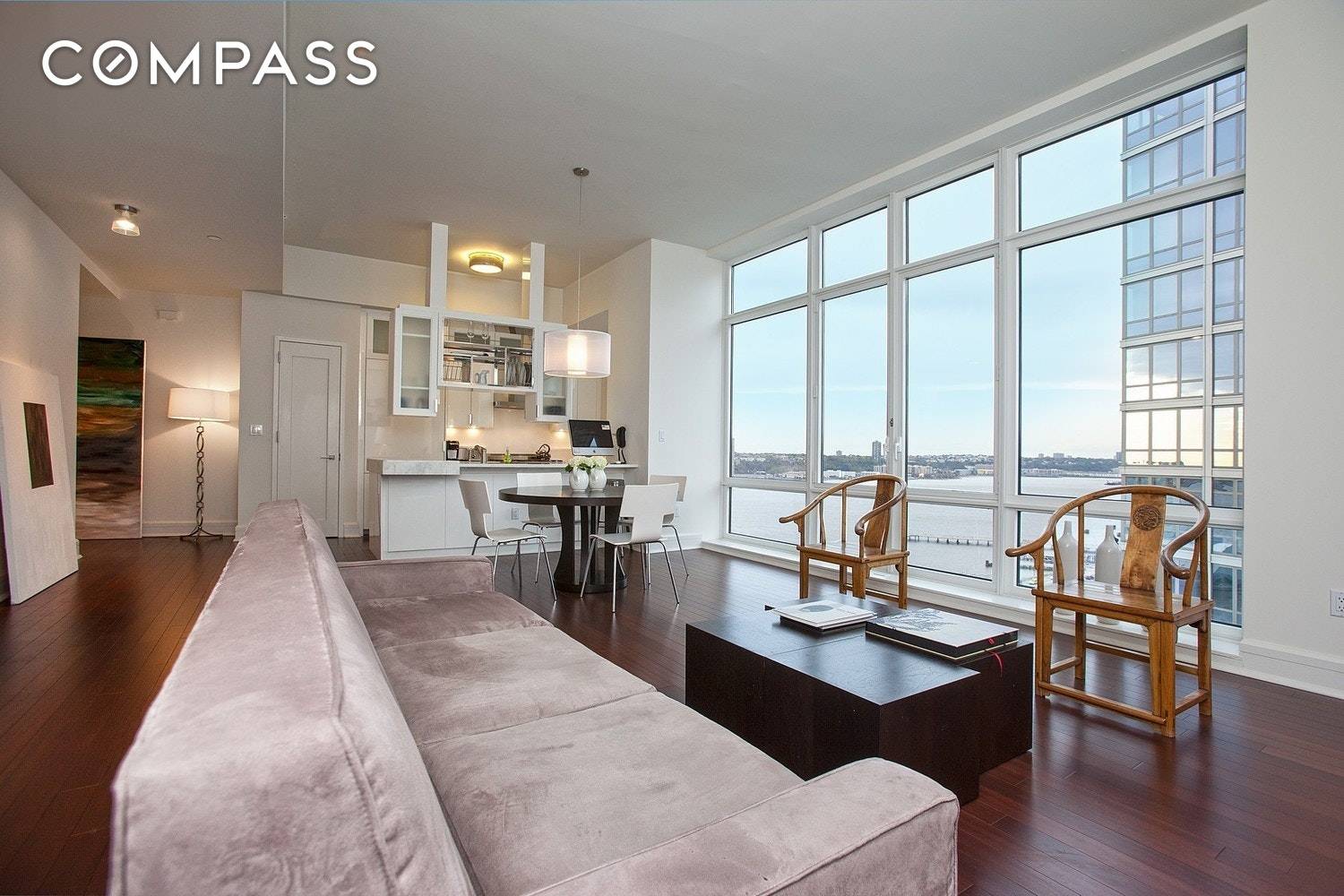 2 Bedroom 2. 5 Baths 11' ceiling with amazing Hudson riverviews.