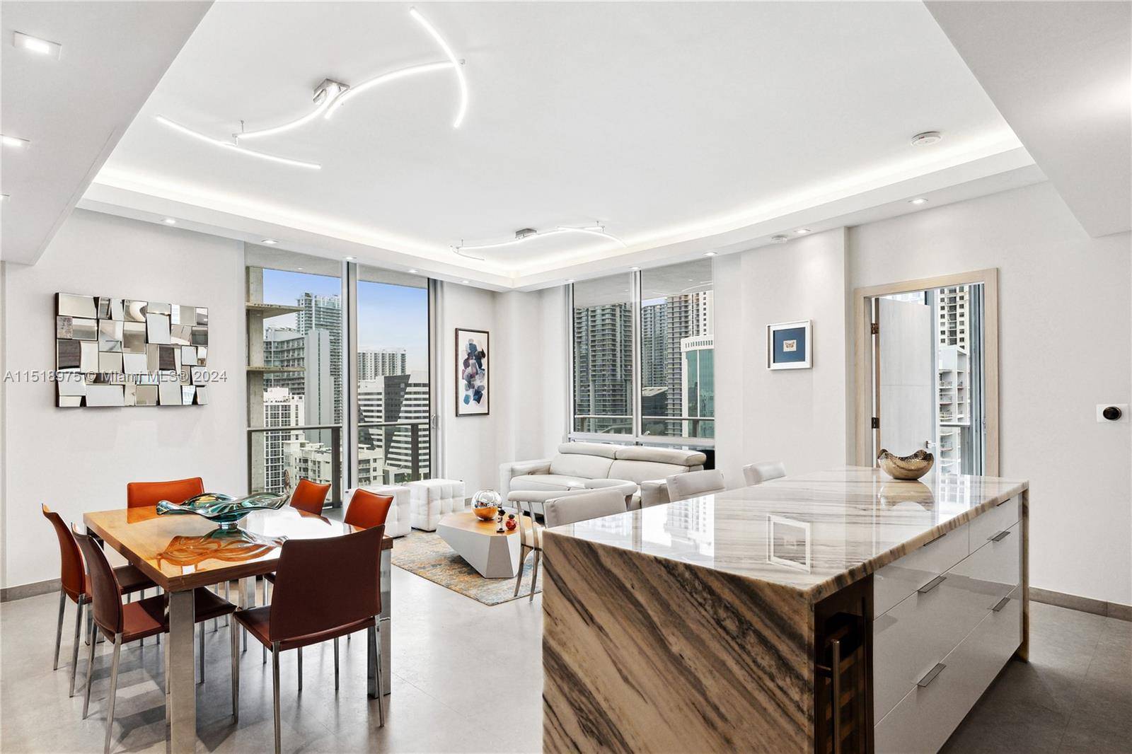 Welcome to Lower Penthouse 3 at Brickell Ten, a fully furnished gem available for immediate move in.