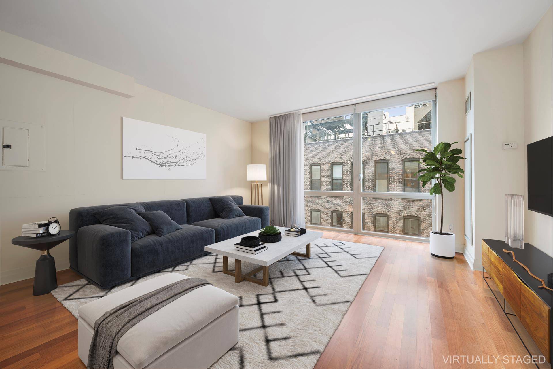 Unit 15D is a high floor oversized one bedroom at the luxurious Twenty9th Park Madison Condominium in the heart of NoMad.