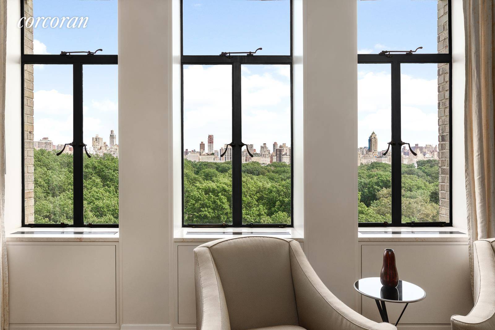 211 Central Park West 10F is an exquisite museum quality three bedroom residence.