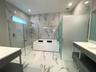 Primary bathroom on 1st floor