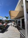 Outdoor dining & awning