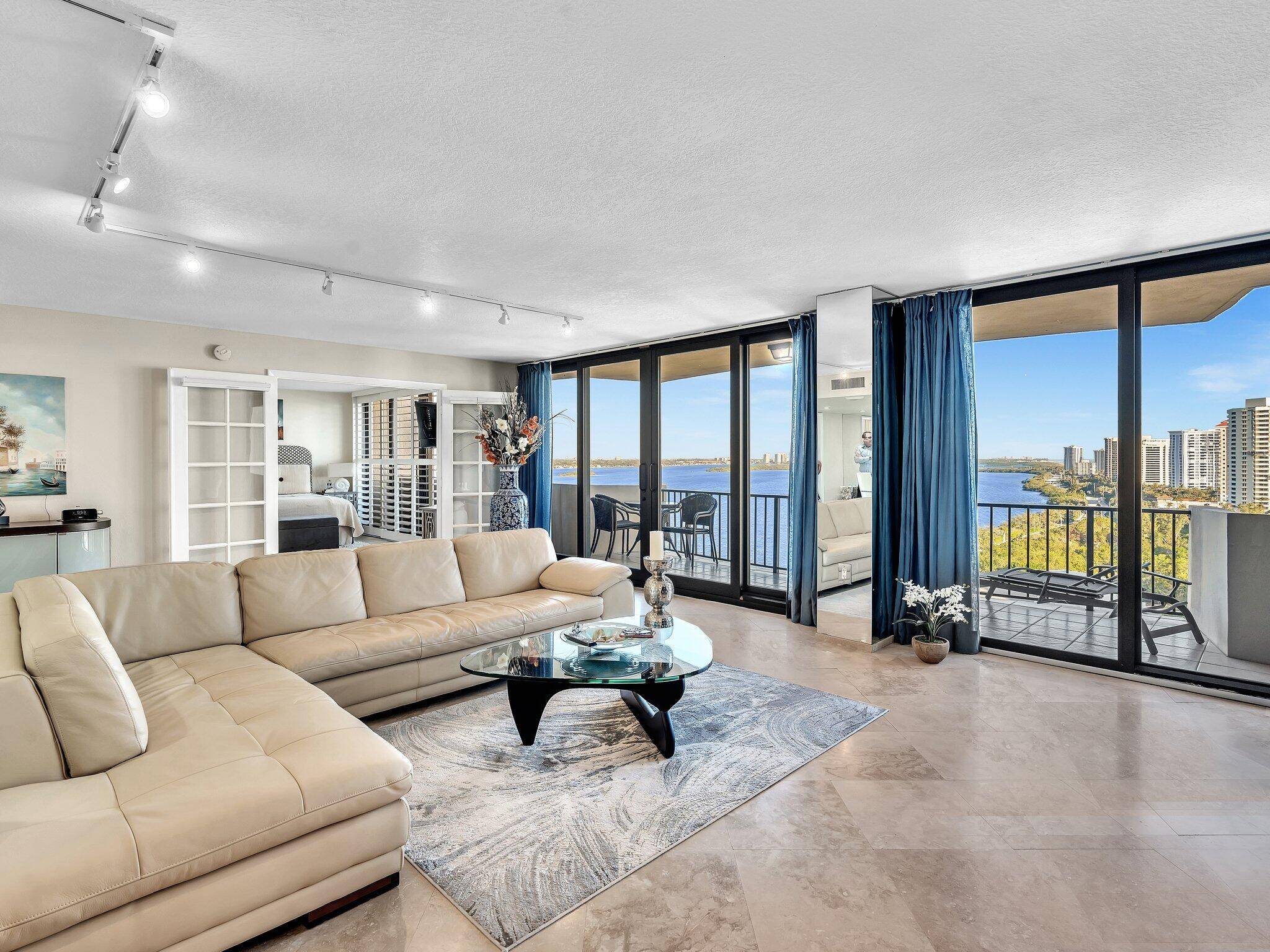 Seller Motivated... Singer Island Gorgeous High Floor 2 Bed 2 Bath Apartment with Panoramic Views of the Intercoastal Ocean.