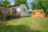 LEVEL YARD WITH SHED