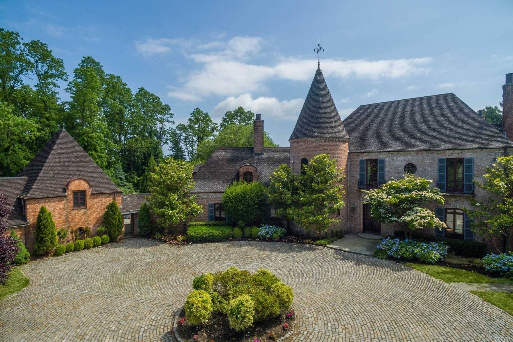 Live Like Royalty in this Majestic French Normandy Brick Manor, Formerly the Summer Retreat of the Duke amp ; Duchess of Windsor.
