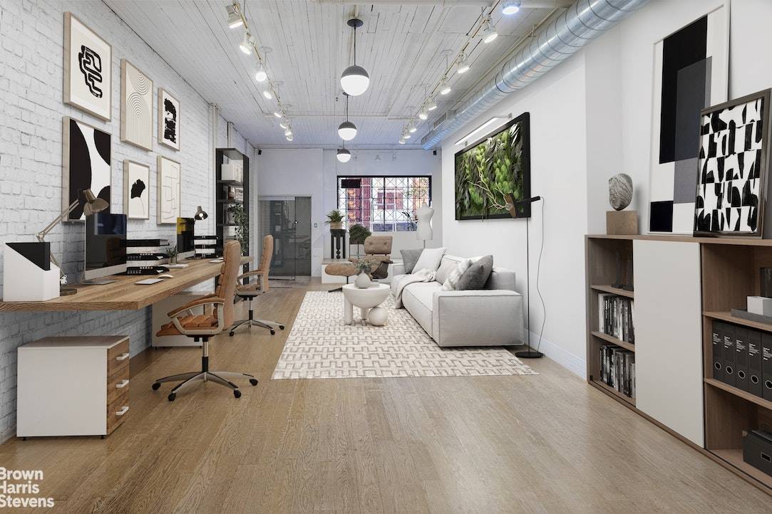 Live Work Loft in the Heart of SoHoThis is the rarest of rare opportunities To own your own live work commercial ground floor loft on one of the best blocks ...