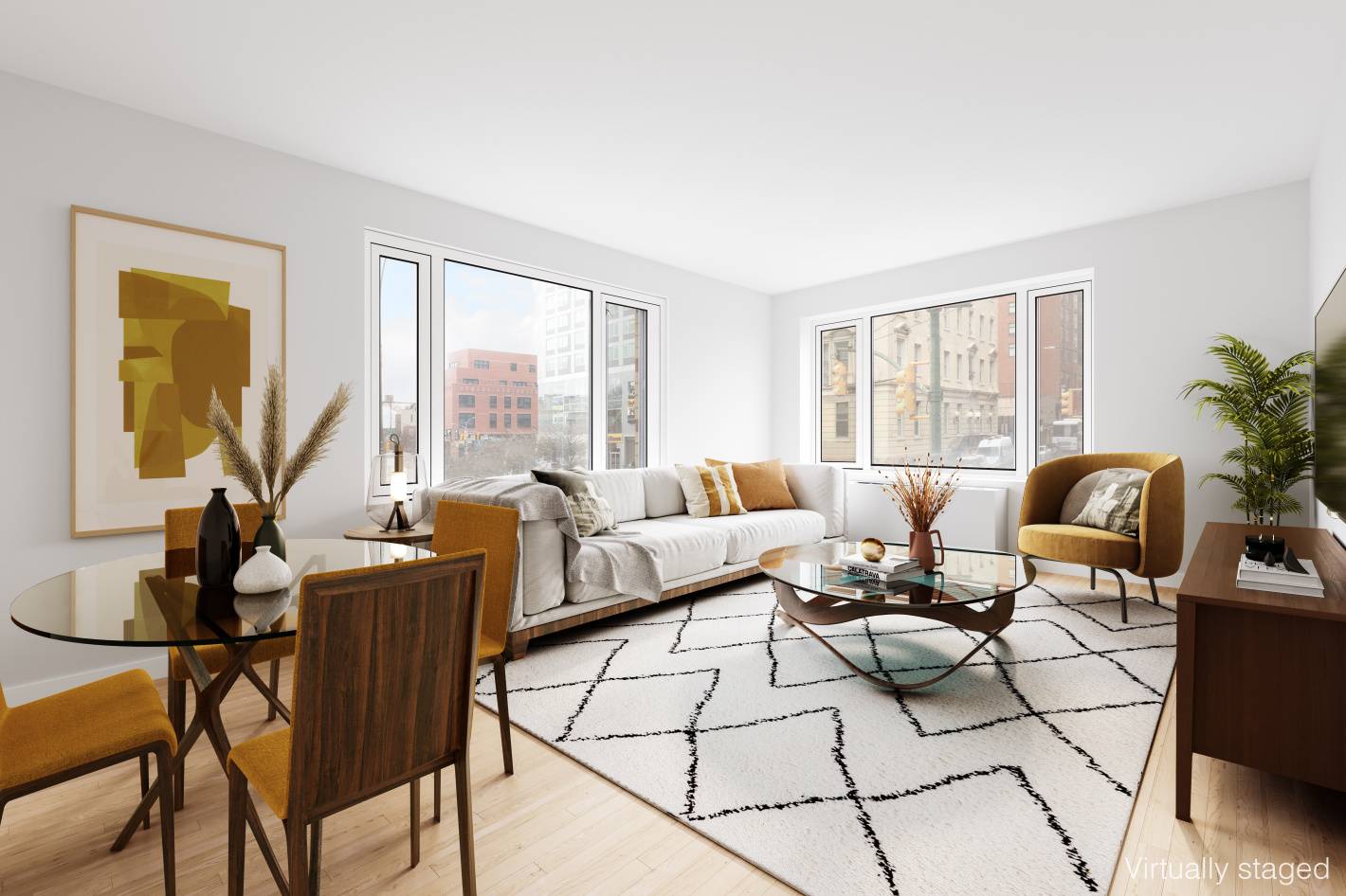 Apt 2F at 53 Boerum Place, is a corner unit offering the largest two bedroom, two bath configuration at The Boulevard East, one of the most sought after condominiums in ...