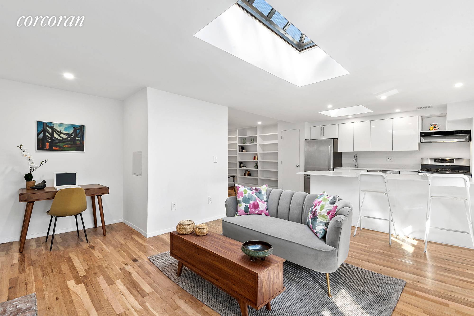 A rare opportunity at the Rosehill Condominium at 85 6th Avenue in prime Park Slope, Brooklyn has come to market 85 6th Avenue Apartment J is a penthouse, unicorn pre ...