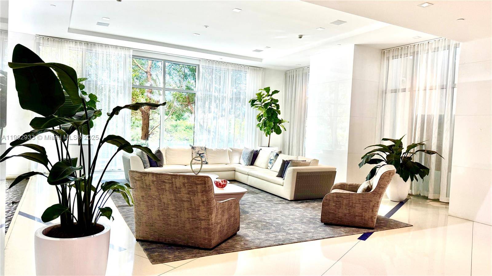 Impeccable modern condo featuring 2 bedrooms enclosed den can be used as 3rd bedroom and 3 full bathrooms.