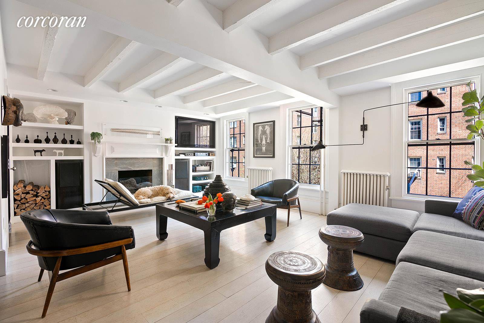 Truly one of a kind Brooklyn Heights home with European feel.