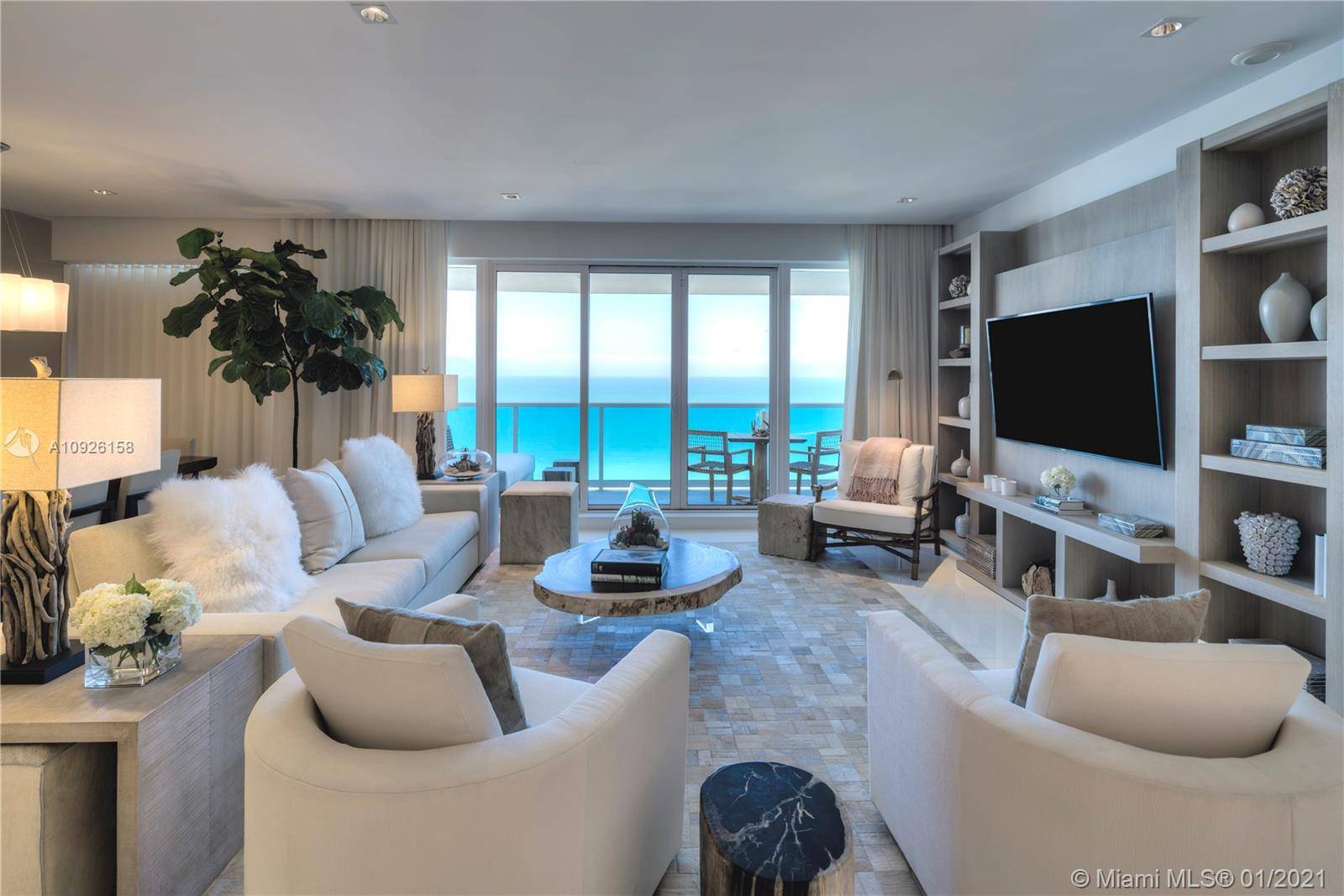 A true Penthouse at the luxurious 1 Hotel Homes South Beach.