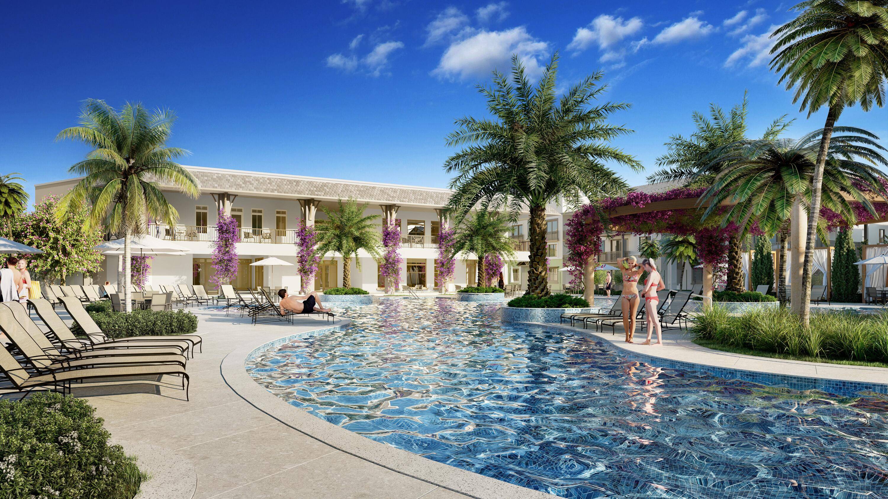 Welcome to grand resort style living, featuring beautiful residences, a massive pool deck with 7, 000 square foot pool, a magnificent two story clubhouse.