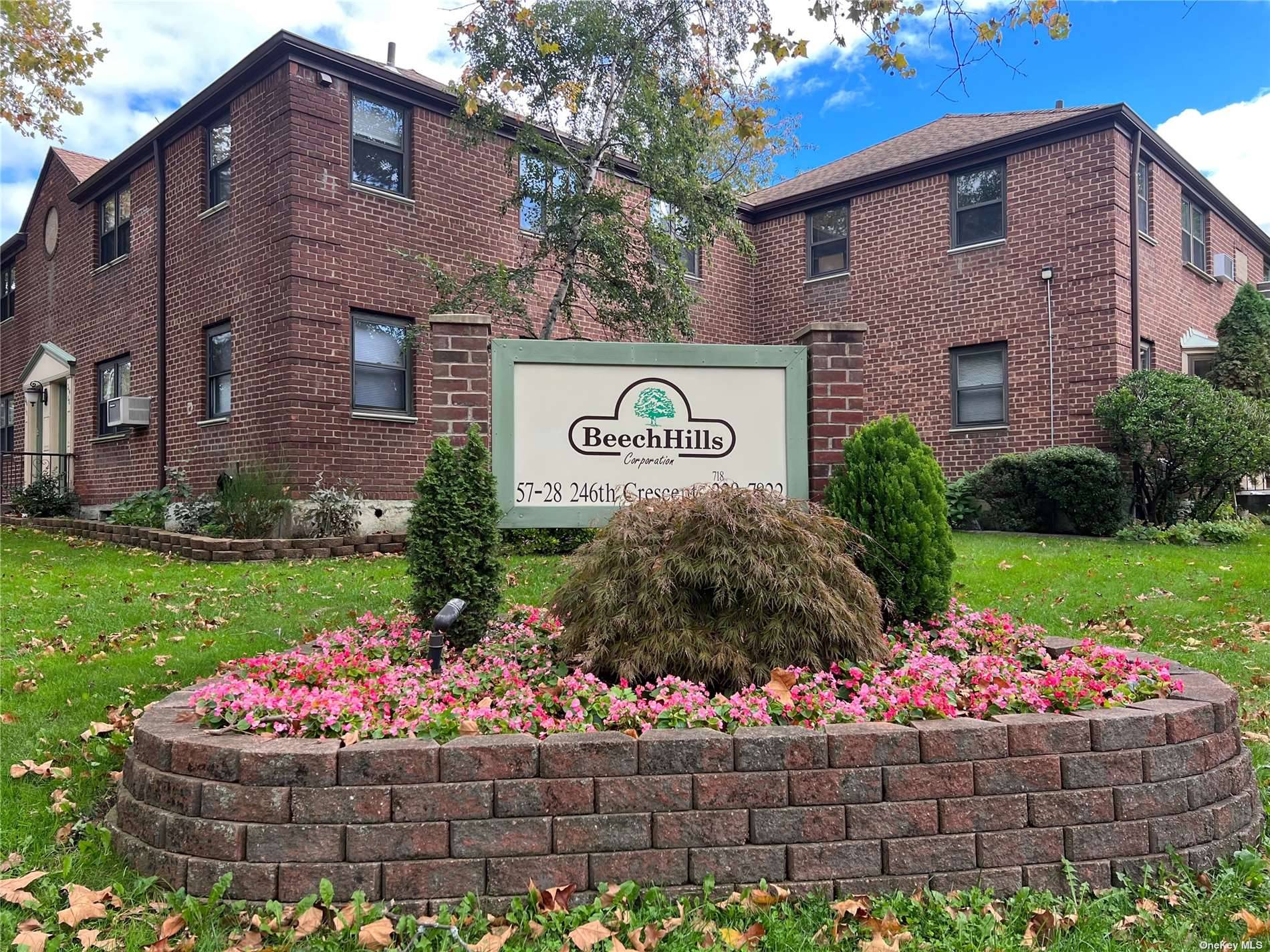 Welcome to A beautiful upper corner unit 1 bedroom coop featuring spacious living room, dining room, large bedroom and an updated full bathroom in desirable Beech Hills community.