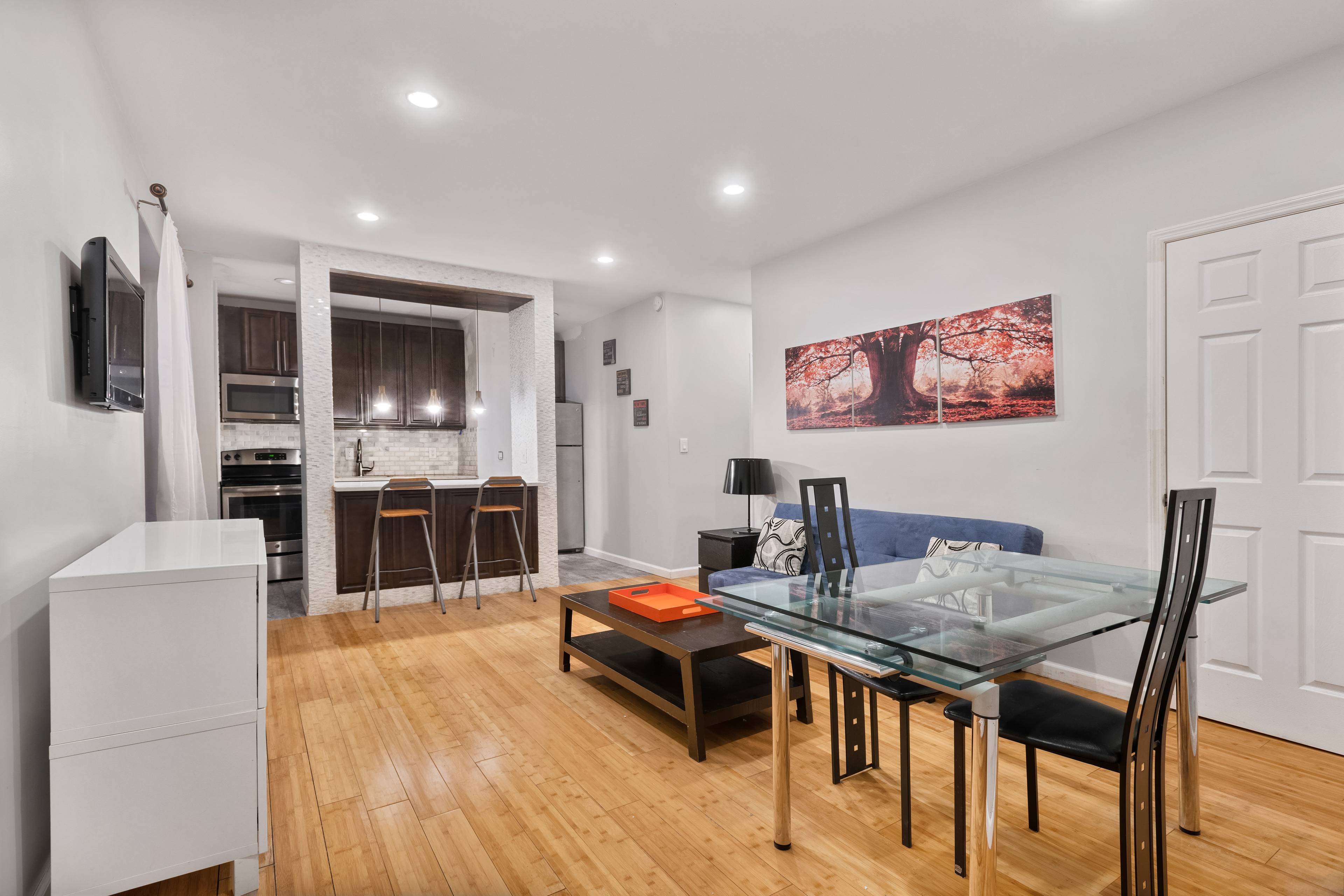One of the only two bedroom condominiums under one million dollars in Manhattan.