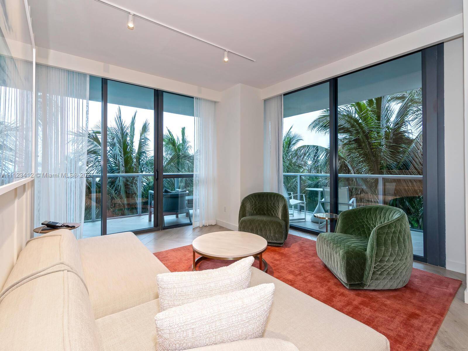 A beautiful and spacious 2 bed Oceanfront condo with the famous W Hotel service.