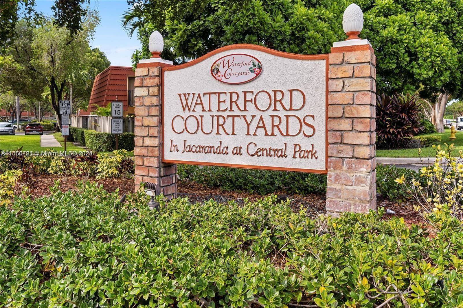 Discover your dream home in Plantation's Waterford Courtyard with this stunning 2 bedroom, 2.