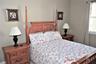Second bedroom with queen size bed.