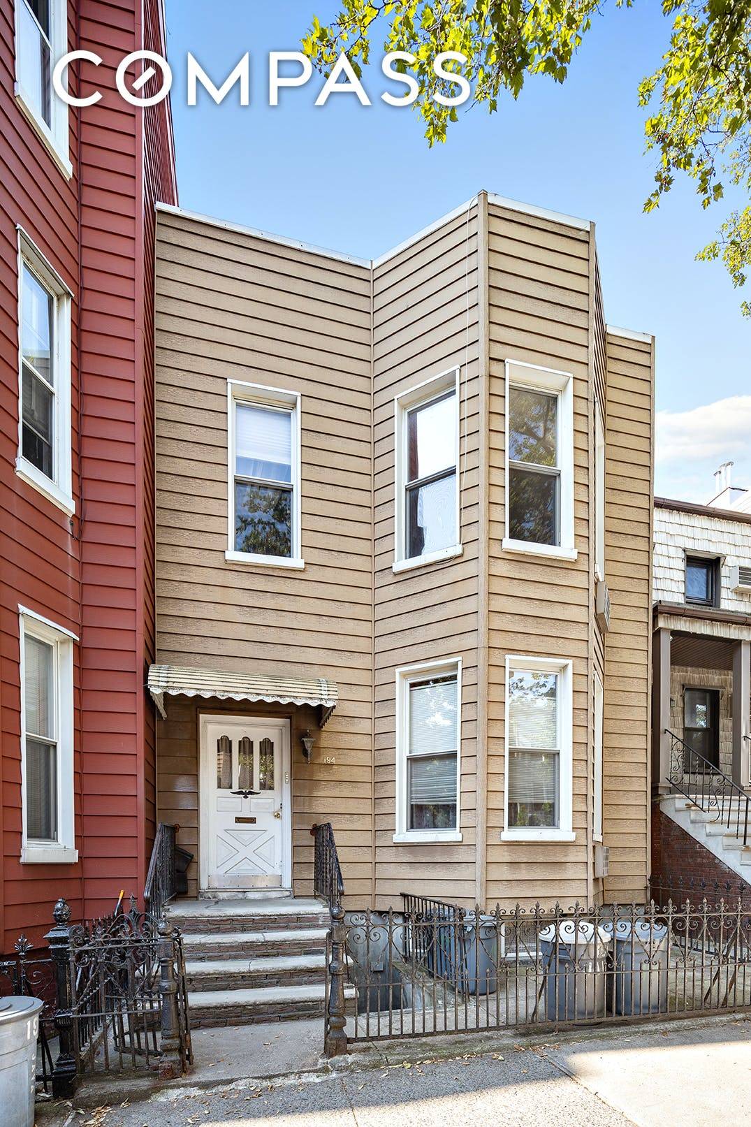 194 Java Street is 22 foot wide 2 family townhouse in the heart of Greenpoint on a beautiful tree lined street.