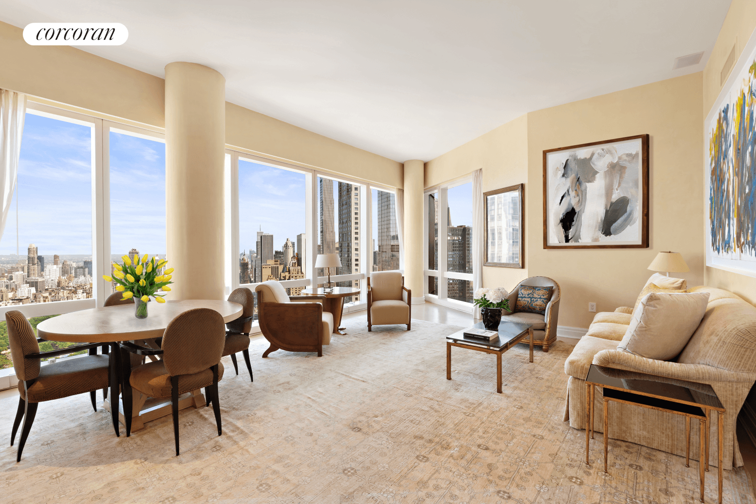 Welcome to luxury living at its finest in the prestigious Mandarin Oriental residences at Columbus Circle !
