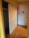Hallway featuring light hardwood / wood-style floors