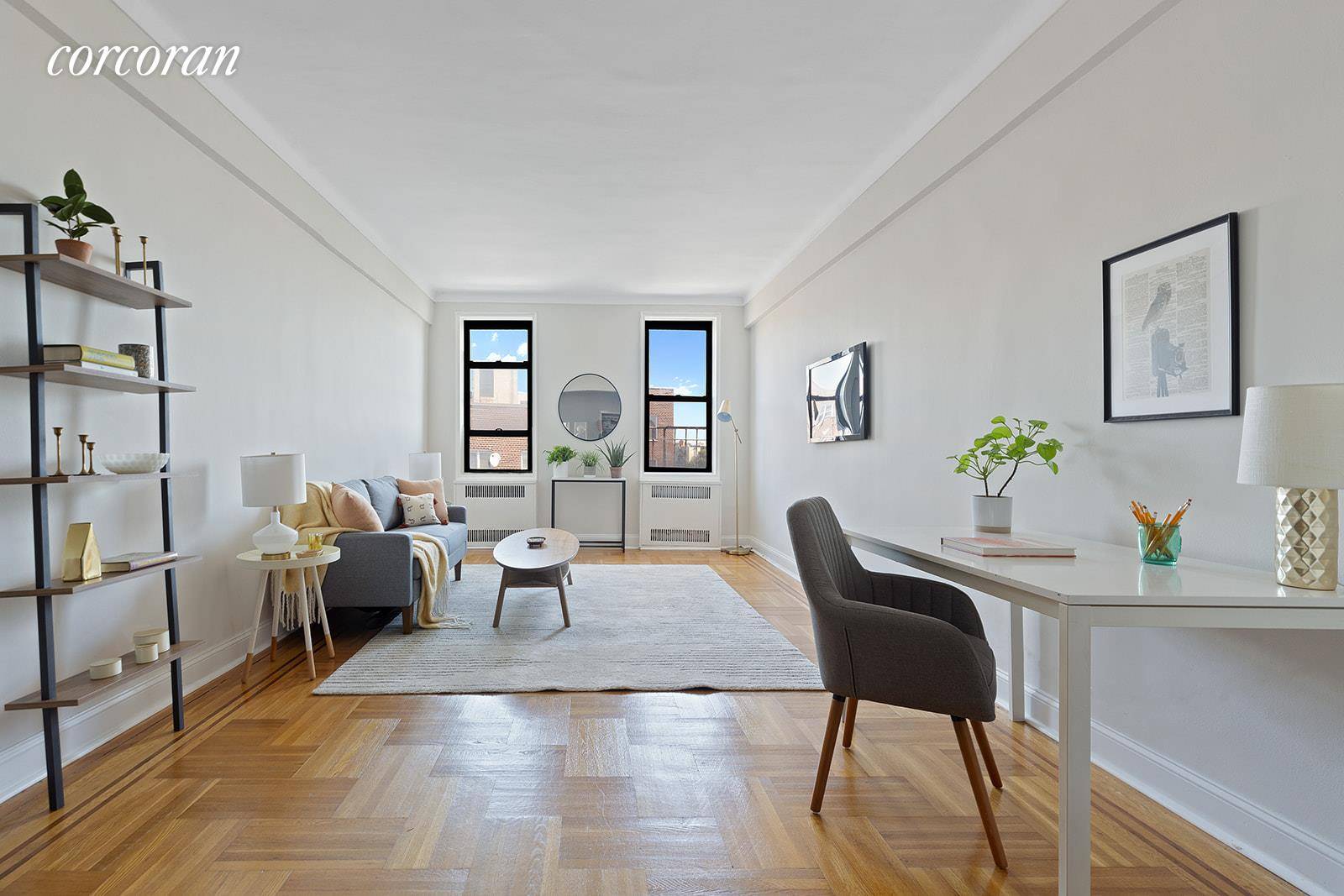 BIG and BRIGHT ! 657 East 26th Street 6B is a large, pre war, two bedroom apartment with dining area.