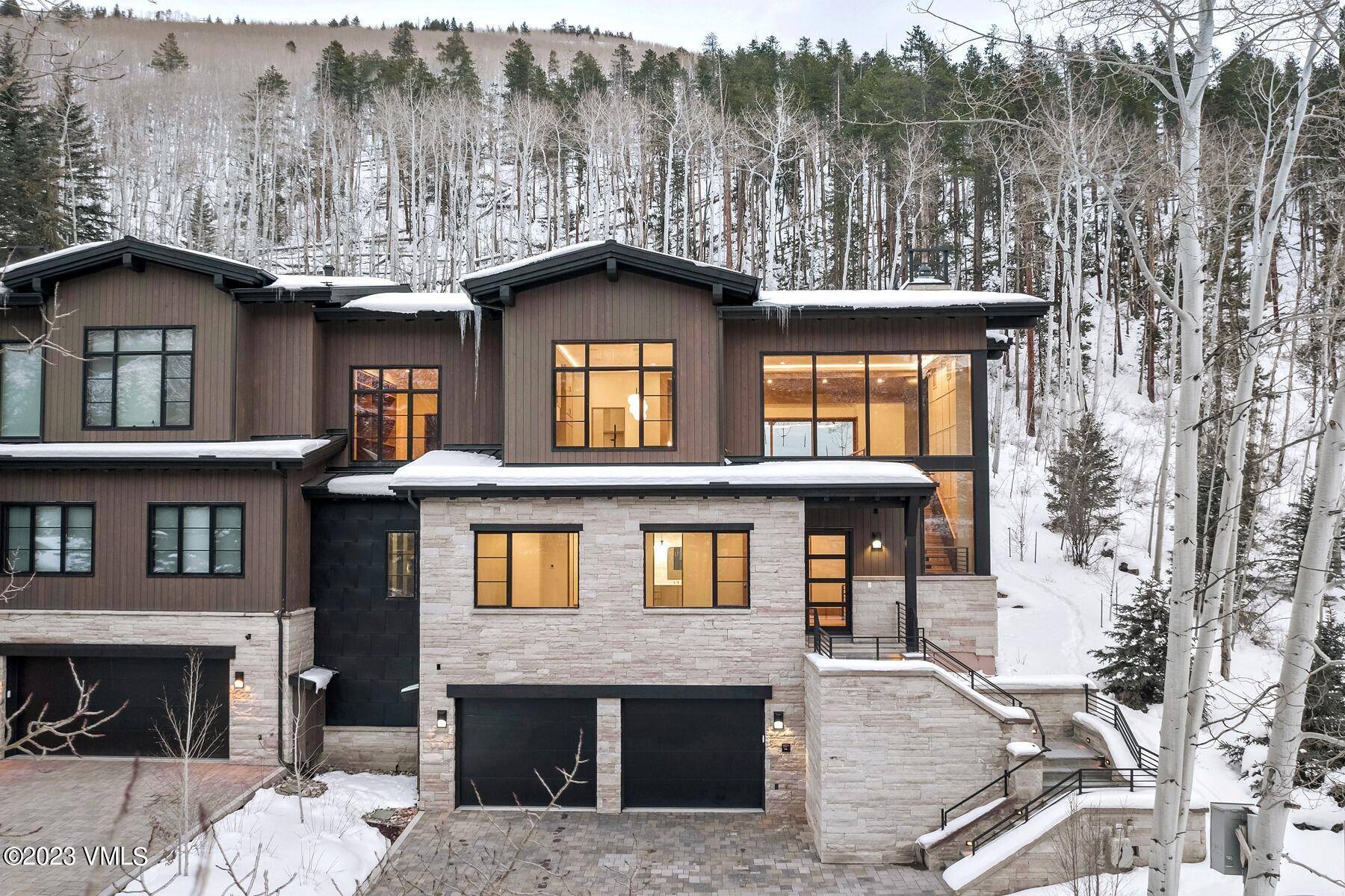 Rare opportunity to purchase high end luxury new construction on a coveted lot in Glen Lyon, just a few parcels removed from the Cascade Chairlift on Vail Mountain.