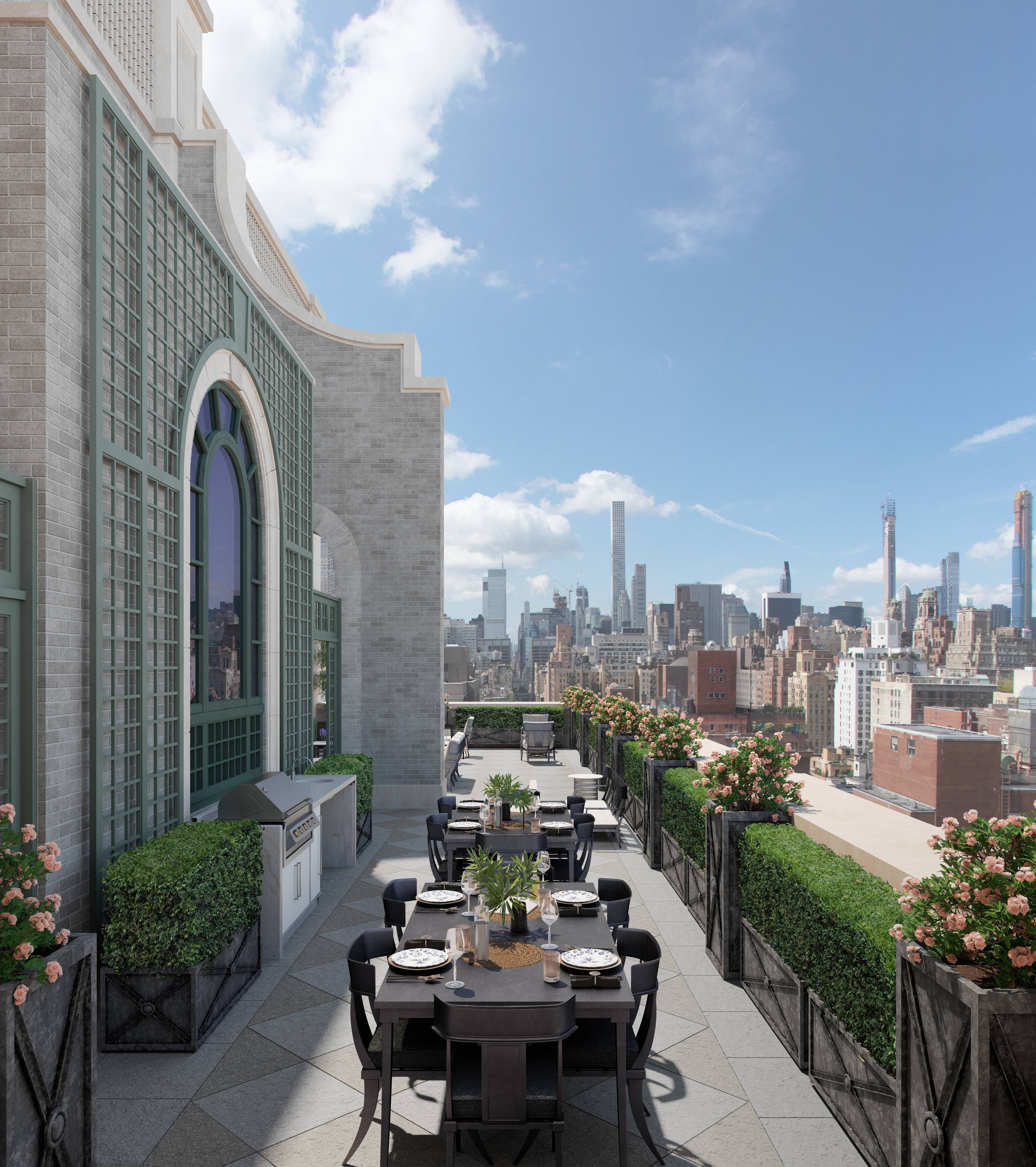 3B is a gracious three bedroom, three and a half bath 2, 183 SF residence that provides a flexible floor plan and signature Juliet balconies at each full height window ...