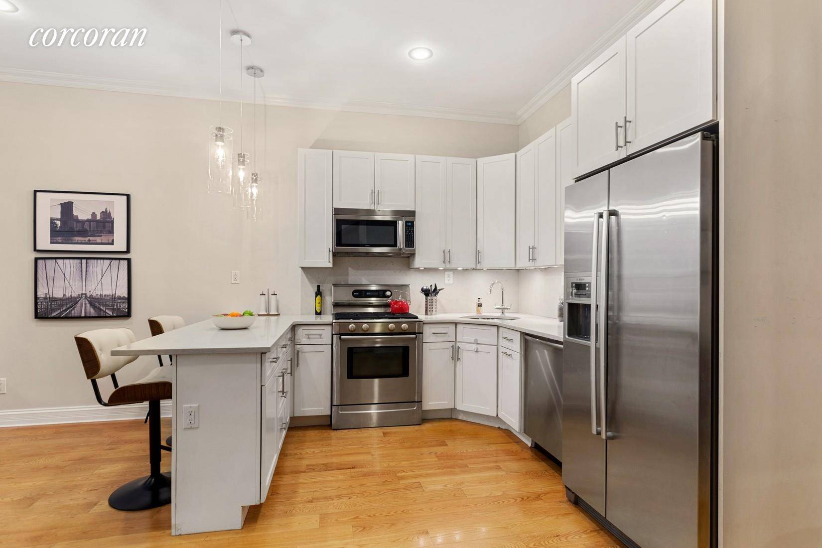 In a four unit brownstone in the heart of North Park Slope, this sprawling, renovated and well designed DUPLEX apartment offers wonderful living space on TWO FULL FLOORS plus more ...