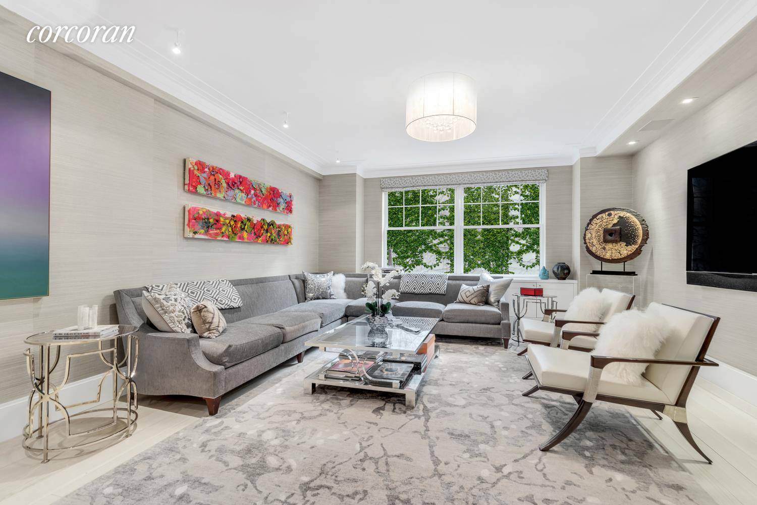 Triple mint, custom designed 6 room home on Fifth Avenue offers a gracious and grand scale three bedroom, three full bathroom layout that is fabulous for both entertaining and living ...