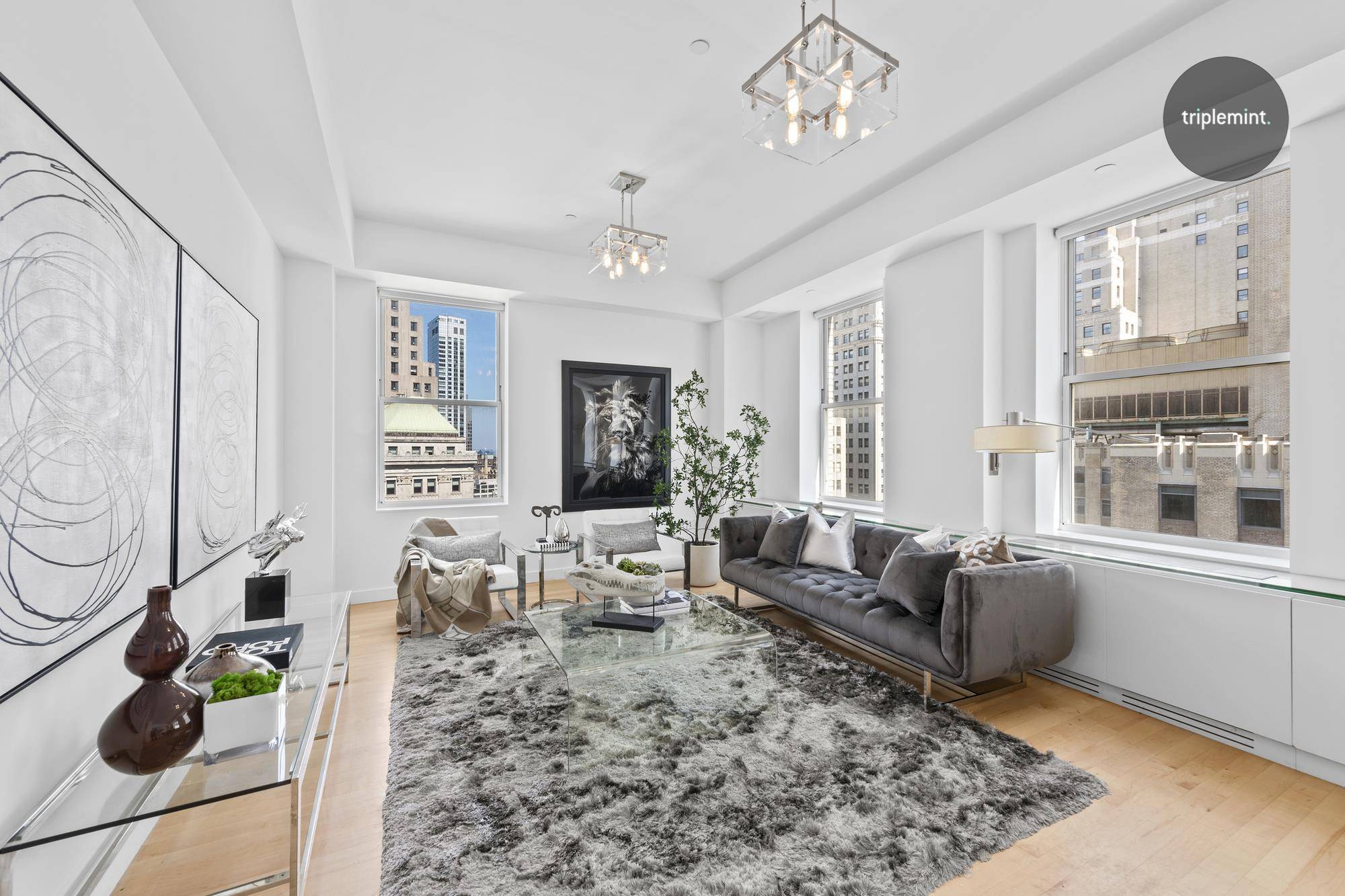 A luxurious oasis in the heart of the Financial District, this Philippe Starck designed corner 2 bedroom, 2 bath loft sits high on the 27th flr of coveted Downtown by ...