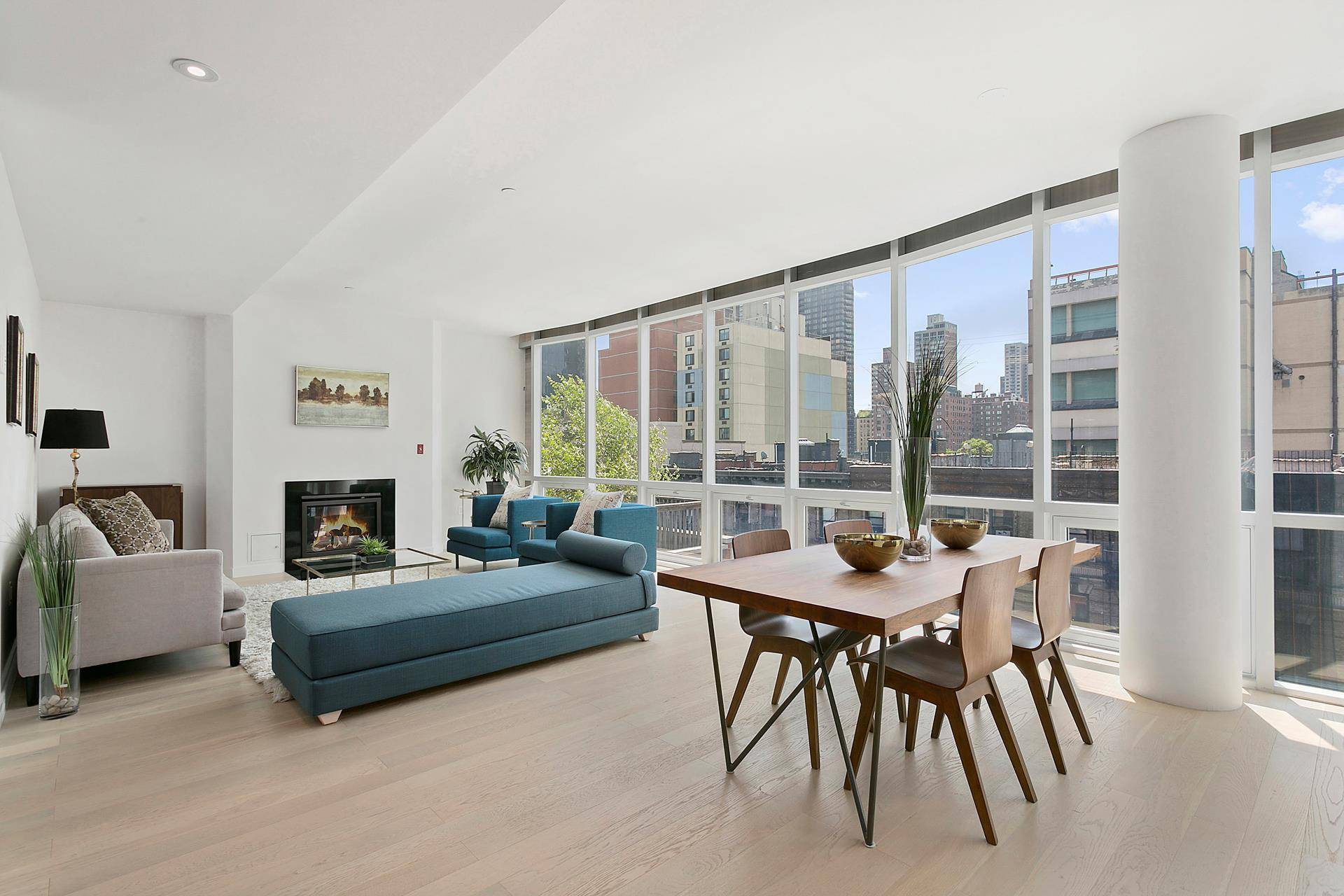 Apartment 7B is a beautiful floor through 1, 295 SF two bedroom and two full bathroom residence featuring an expansive terrace and a private rooftop totaling 669 SF.